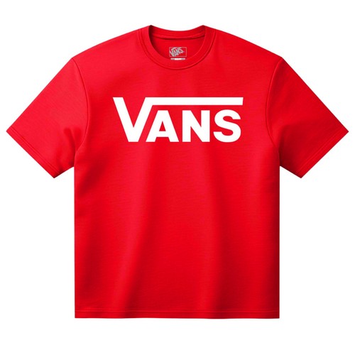 Vans classic tee crimson - vans, haze