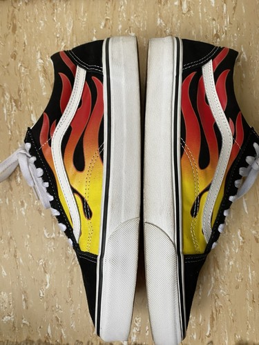 Vans old skool - old, flamme